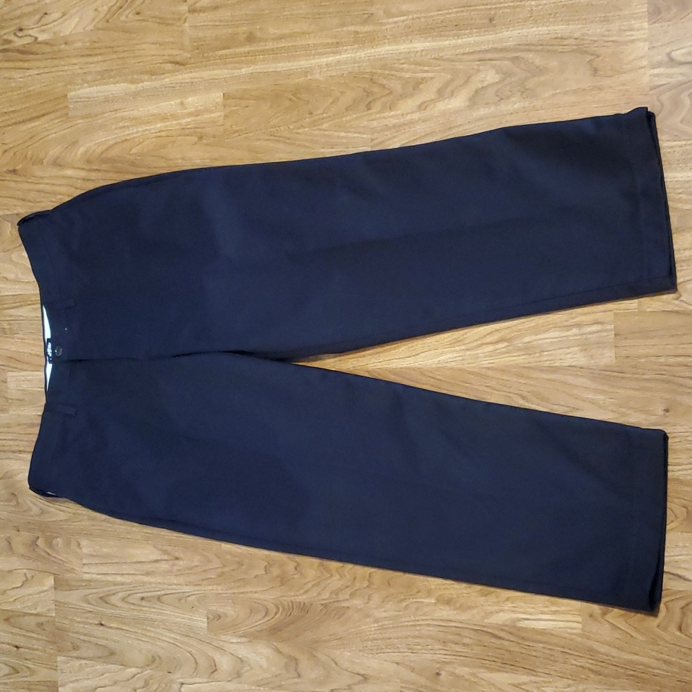 Lands End Men's Traditional Fit Plain Front Chino Pants Navy Size 36 x 28 - Picture 2 of 13